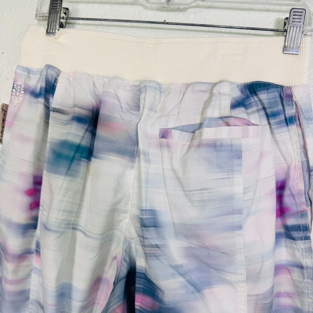 Free People Mesmerize Me Pants Womens Small Marble Cargo Boho FP Movement NEW - Picture 7 of 12
